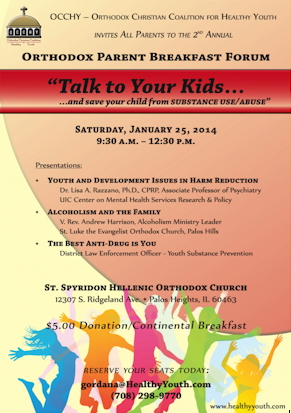 Chicago area parents' breakfast forum on substance use/abuse