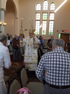 Bishop Paul visits Holy Resurrection Church Palatine IL for patronal feast