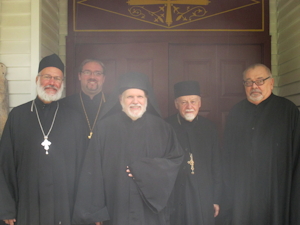 Archpriest Paul Gassios tonsured to monastic rank