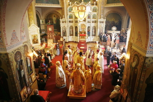 Celebration of the Feast of St John Kochurov at Chicagos Holy Trinity Cathedral