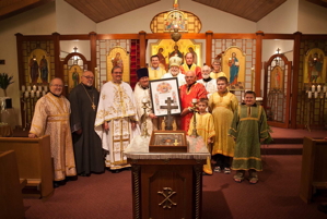 Bishop Paul presides at 50th Anniversary of Christ the Saviour Church Byesville OH