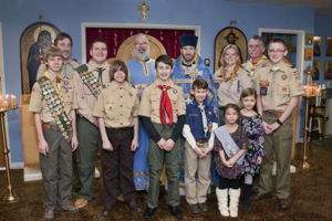Sunday February 10 Recognizing our Orthodox Christian Scouts