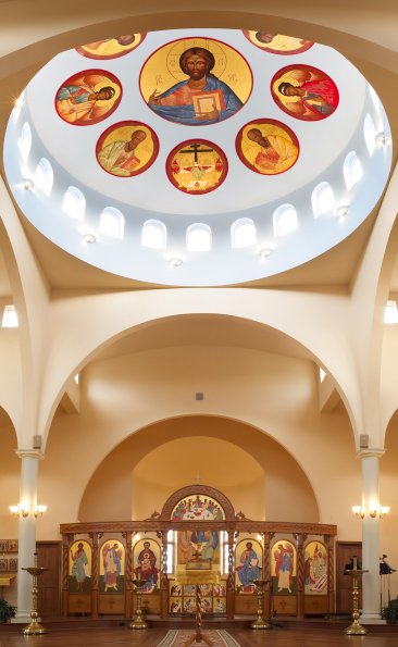 7 Holy Resurrection dome iconography